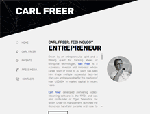 Tablet Screenshot of carlfreer.com